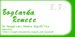 boglarka remete business card